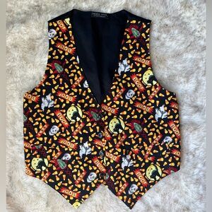 Spooky Halloween Holiday Print Special Event Vest